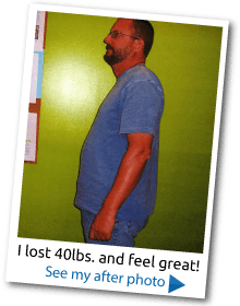 lost 40lb.s